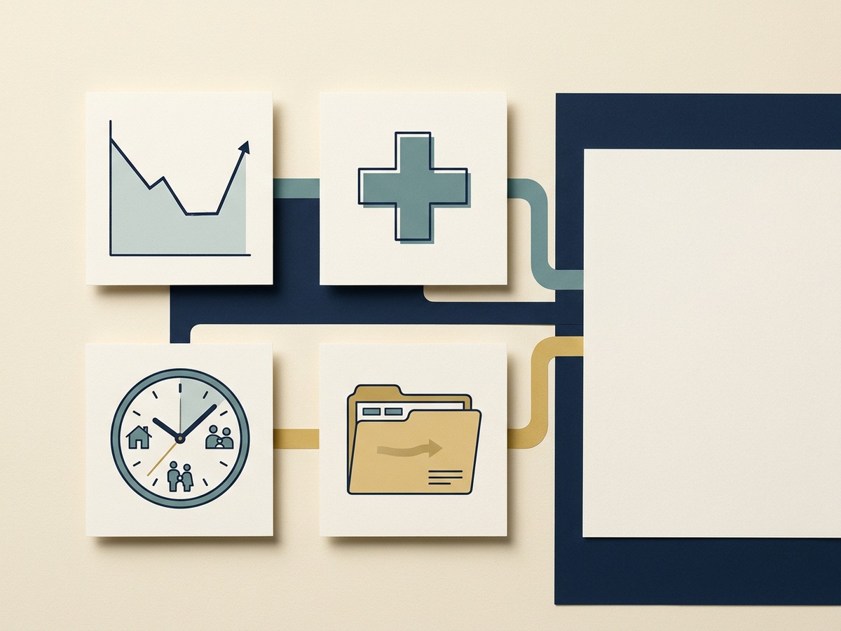 Four visual examples for the Common App additional information section: grades, health, family responsibilities, and school transfer